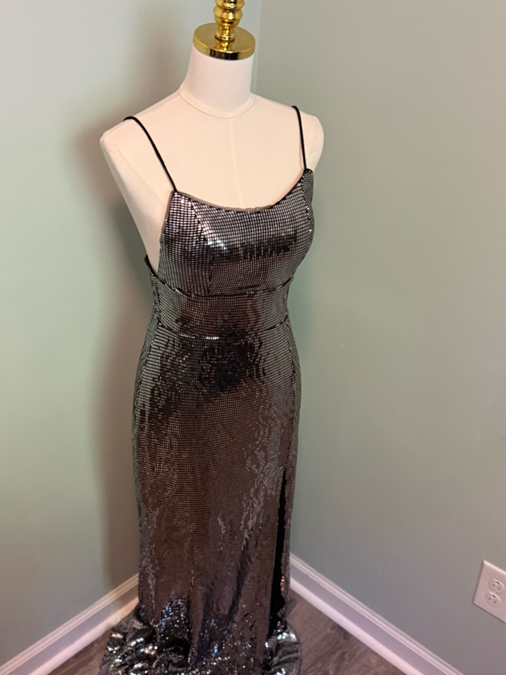 Betsy & Adam Mirrored Gown Size 6
